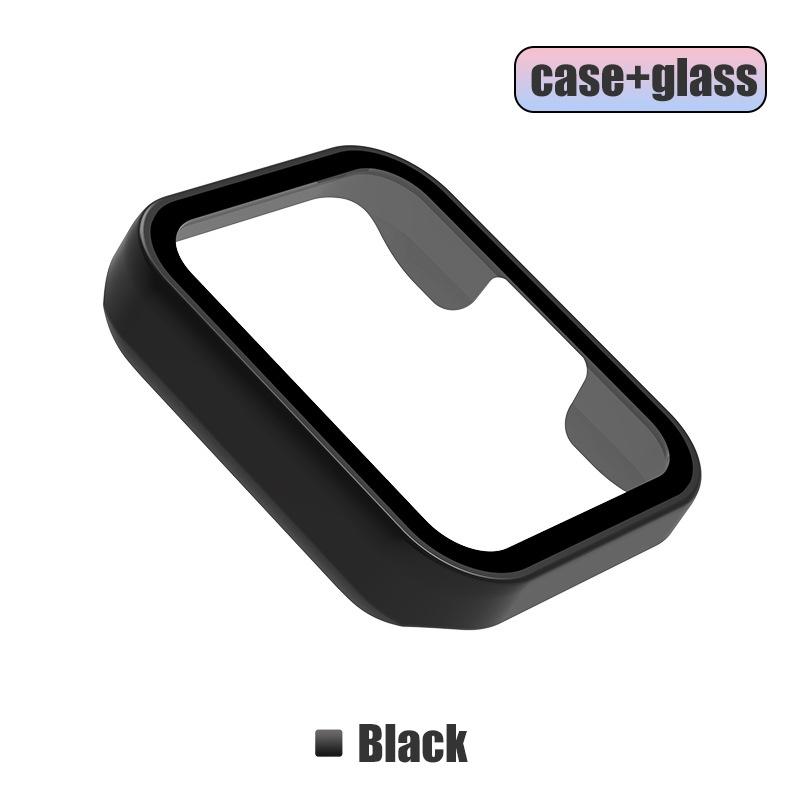 9D Glass Case +Strap For Redmi Watch 2 Lite PC Hard Cover Screen Protector Watchband Bracelet for Redmi Watch2 Lite Accessories