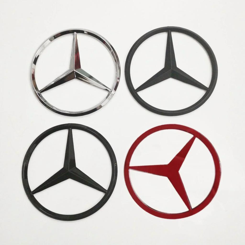 1 шт. 8/9/10/10,5 см Наклейка-эмблема на задний багажник автомобиля для Mercedes Benz W203 W211 W204 W210 W124 W212 Cla W205 W202 W220 W213