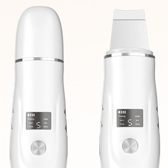 Ультразвуковой пилинг, ручной аппарат для удаления черных точек, глубокая очистка, шпатель для лица, ультразвуковой скруббер для кожи