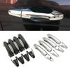 Для Honda CR-V CRV 2007-2011 RE Carbon Fiber Color Modify Refit Chrome Door Handle Cover Decoration Decoration Department Protective Sticker