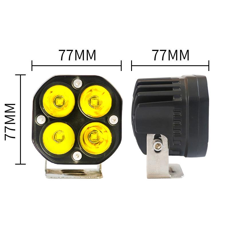 40 Вт Внедорожный прожектор на А-стойку 3 дюйма Яркий свет для модификации автомобиля Водонепроницаемый светодиодный мотоциклетный прожектор «Четырехлистный клевер»