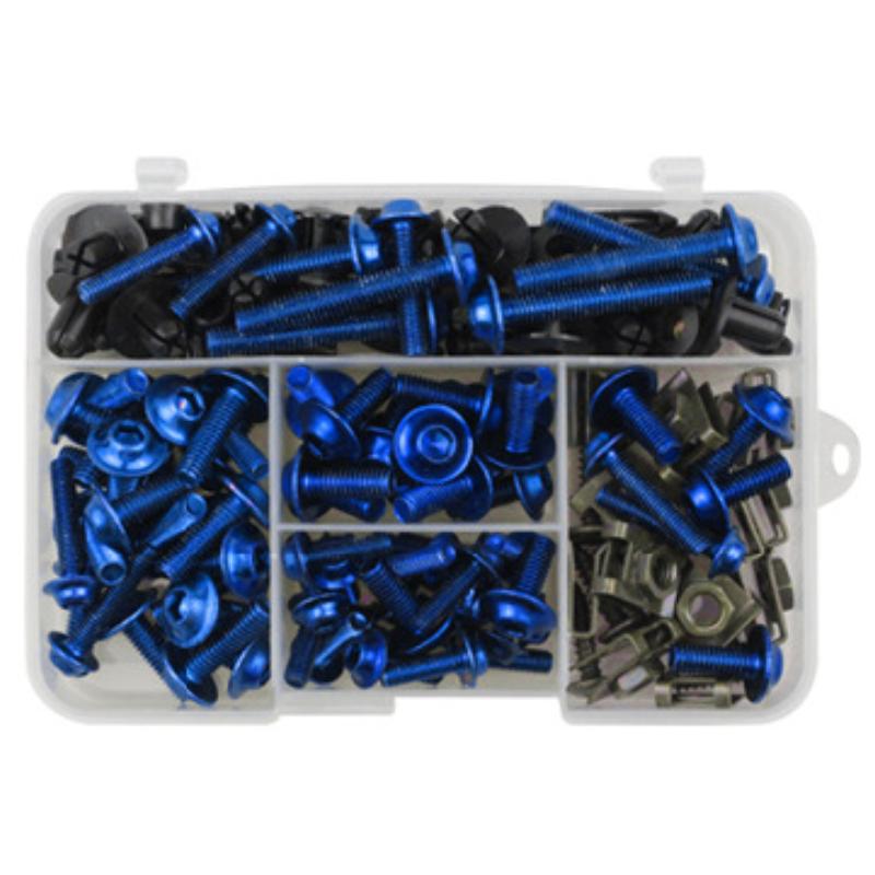 190 шт. Полный комплект болтов обтекателя для Kawasaki ZX6R ZX7R ZX9R ZX10R ZX12R ZX14R Versys 650 Ninja 650R 1000 Z750 Z1000