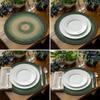 6PCS Anti-scald Round Placemat Heat Insulation Dining Mat Creative Coffee Cup Mats  Kitchen