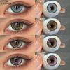 Colored Contact Lenses 2PCS Purple New Comfortable Colored Soft Lenses Green Fresh Natural Beauty Lenses Blue Fashion Makeup Lenses