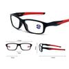 Женские Мужские Спортивные Очки для Чтения Модные Сверхлегкие HD Пресбиопия Унисекс Квадратные Очки Блокирующие Синий Свет +0+1.0+1.5+4.0