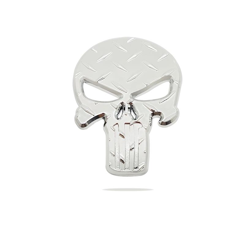 3D Metal The for Skull Skeleton Car Motorcycle Body Emblem Badge Fashion Decoration Automobile Styling Car accessories