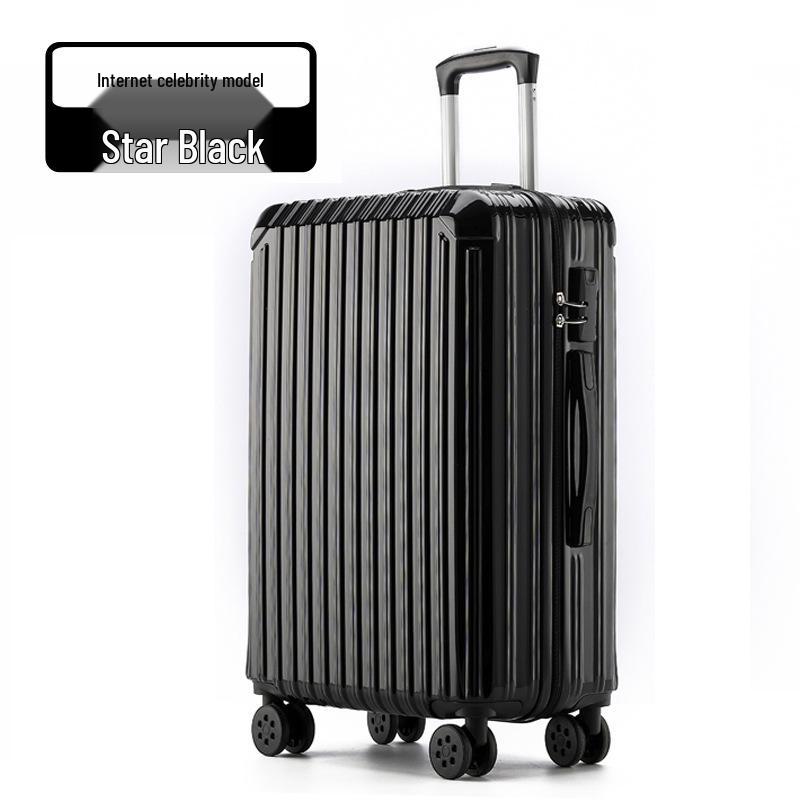 24-Inch Multifunctional Suitcase with Universal Wheels and New Lock System