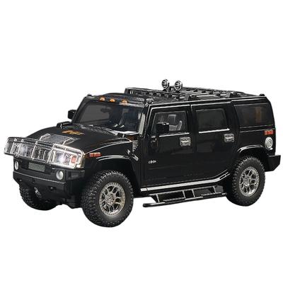 1/18 HUMMER H2 Highway 61 Внедорожник SUV Металлический Литой Модель Автомобиля Настольный Дисплей Коллекционный Орнамент Праздничный Подарок Другу