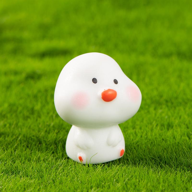 Микро-ландшафтное украшение, мультяшный милый желтый цыпленок, смоляное украшение, суккулентный горшок, настольное автомобильное ландшафтное украшение