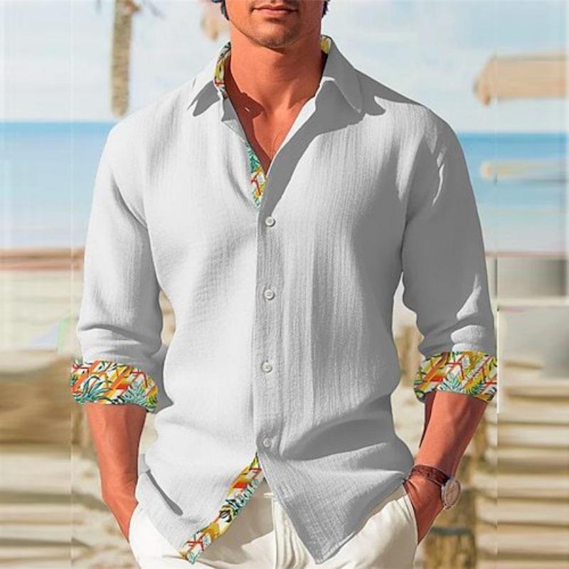 Long Sleeved Shirt Men's Loose Casual Spring Fashion Brand Cardigan Shirts Men’s