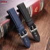 Sailcloth Watch Strap Matte Buckle Bracelet 22mm for Seiko Business Nylon Leather Waterproof Belt Men Women Quick Release Bands