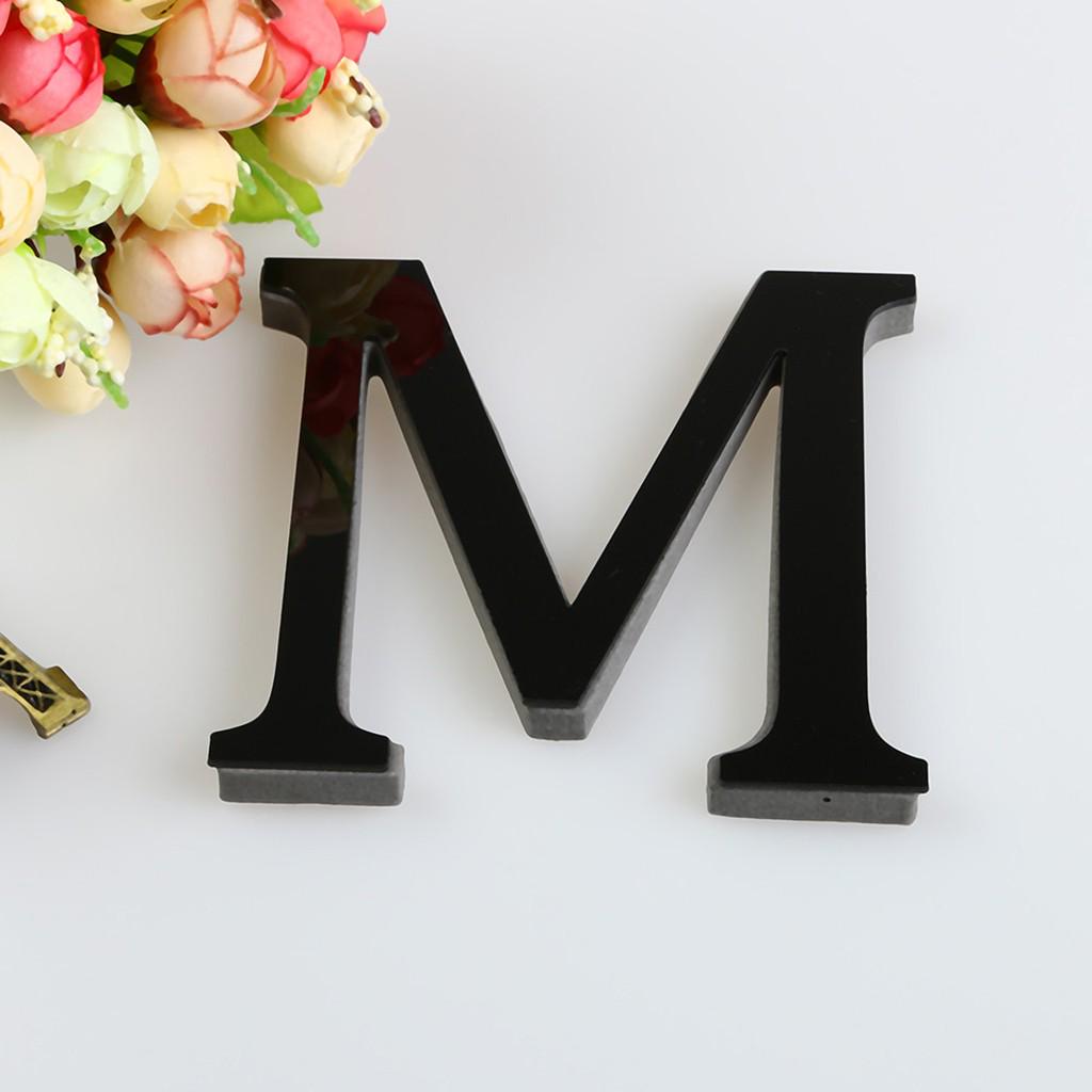 26 букв DIY 3D зеркало акриловые наклейки на стены наклейки домашнего декора стены искусства росписи