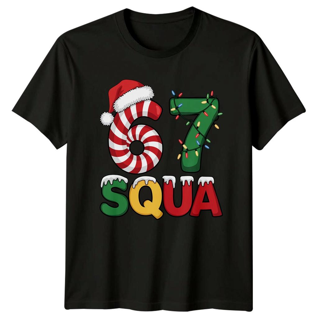 6 7 Squad Christmas Holidays Unisexs TShirt Unisexs Tee Graphic Top