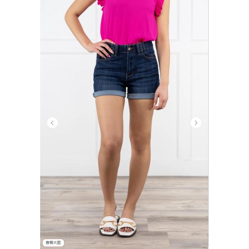 Women Fashion Short Jeans New Blue Slim Fit Summer Skinny Plus Size Denim Shorts Vintage Elegant Casual Pencil Short Pants Ladies 1148