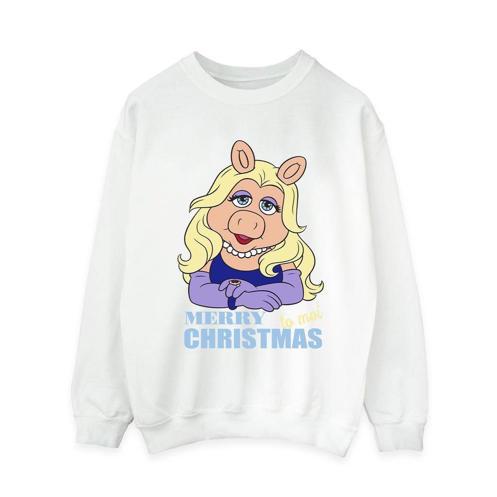 Disney Womens/Ladies Muppets Miss Piggy Queen of Holidays Sweatshirt
