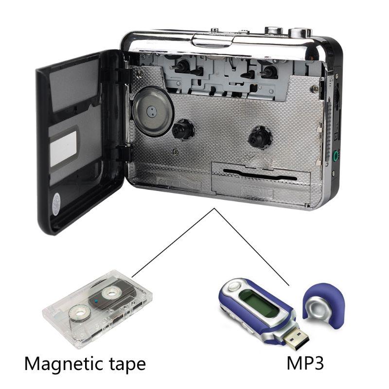 USB-кассетный захват Кассетный плеер преобразует ленту в MP3 USB-кассетный захват для ноутбуков и компьютеров