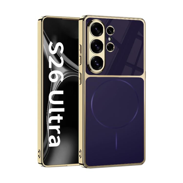 GKK AG Phantom Plating Frame Skin Feel Full Coverage Magnetic Phone Case