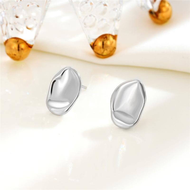 Модные серьги-капли большого размера в золотом цвете в виде металлических ракушек для женщин, геометрические, неправильной формы, винтажные, простые серьги, ювелирное украшение, подарок для вечеринки