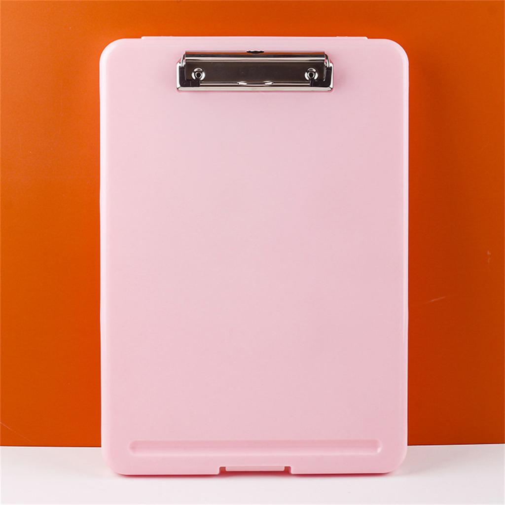 2-in-1 Clipboard with File Storage Case Portable Document Organizer Waterproof File Folder for Hospital Nurse Doctor