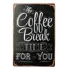 Plaque Metal Signs Drink Coffee Wall Decoration Vintage Art Posters Iron Painting for Man Cave Home Cafe Garden Club Bar