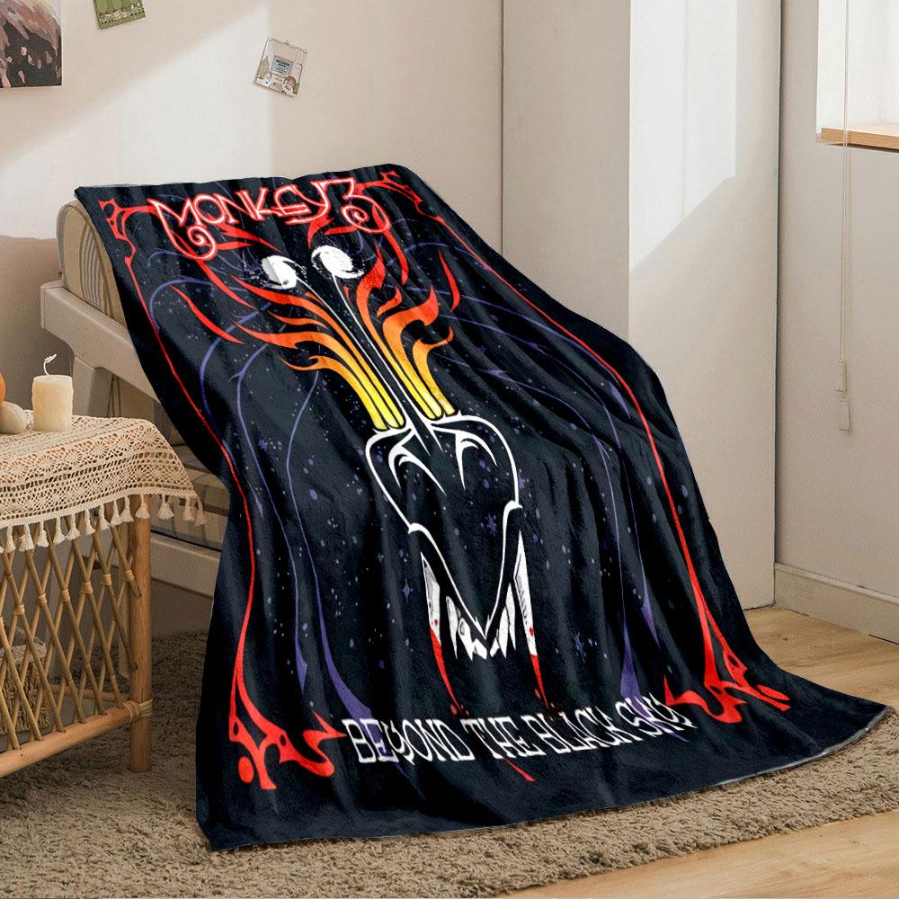 Monkey Design Blanket for all seasons blanket lunch break throw gift