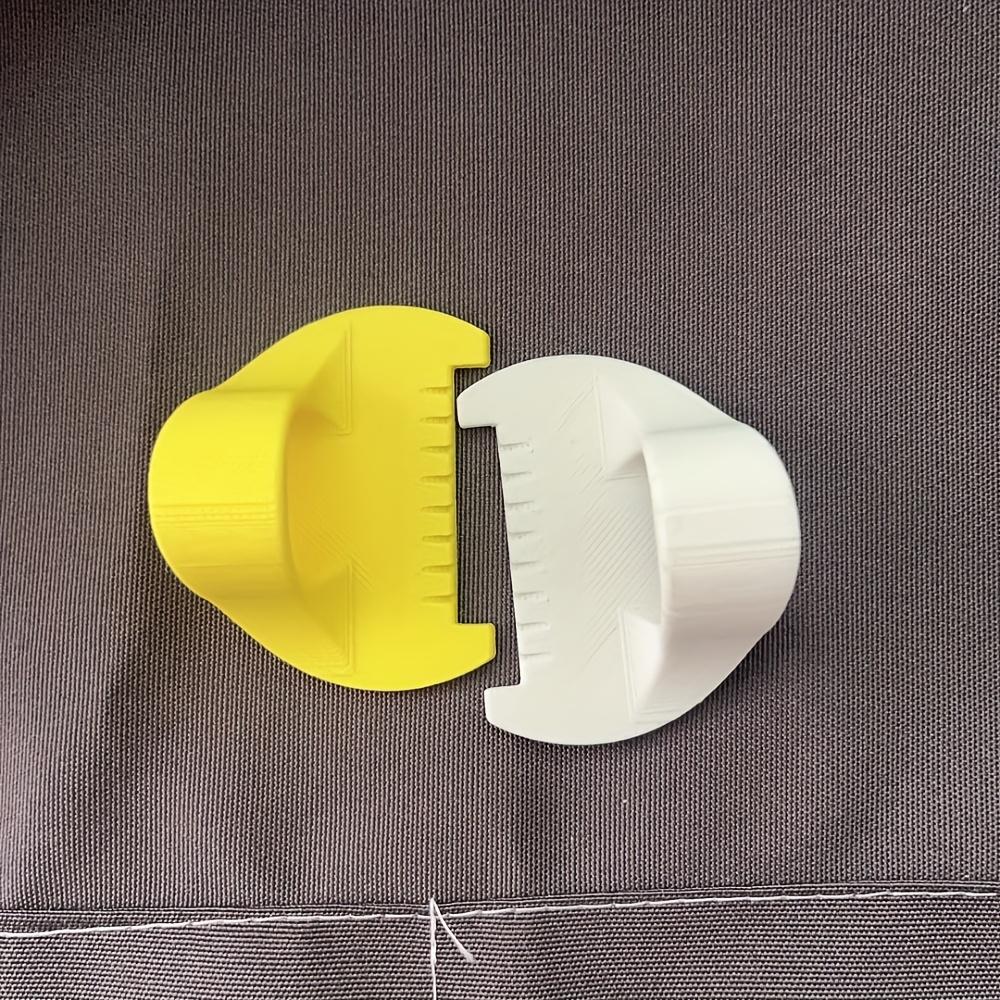 Легкий в захвате 3D-печатный инструмент для шитья для начинающих и пожилых - Пластиковая помощь для ручного шитья с шагом 3 мм, 4 мм, предотвращает пропуски стежков