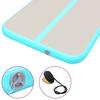 Inflatable Gymnastics Mat with Pump 300 x 100 x 10 cm PVC Green