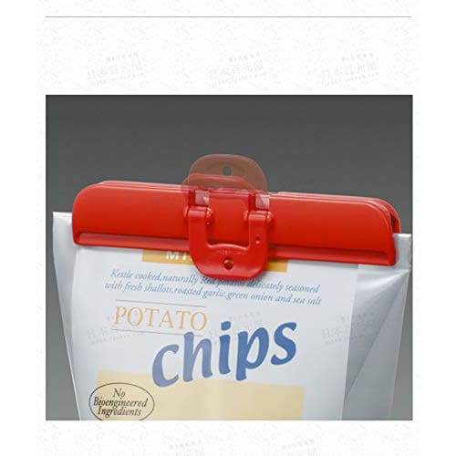 Asako Bag Clips, Set of 2, Clamps for Food Storage, Prevents Oxidation, Keeps Snacks and Food Fresh, Sealed Bags, and Prevents Moisture, Kitchen Use,