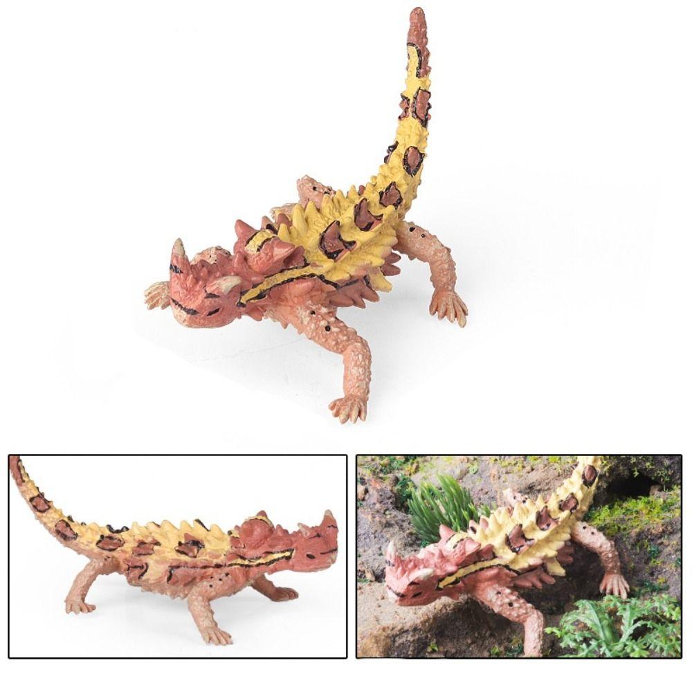 Simulation Reptile Animals Figures Miniature Gecko Figure Lizard Model Figurines  Birthday Gift