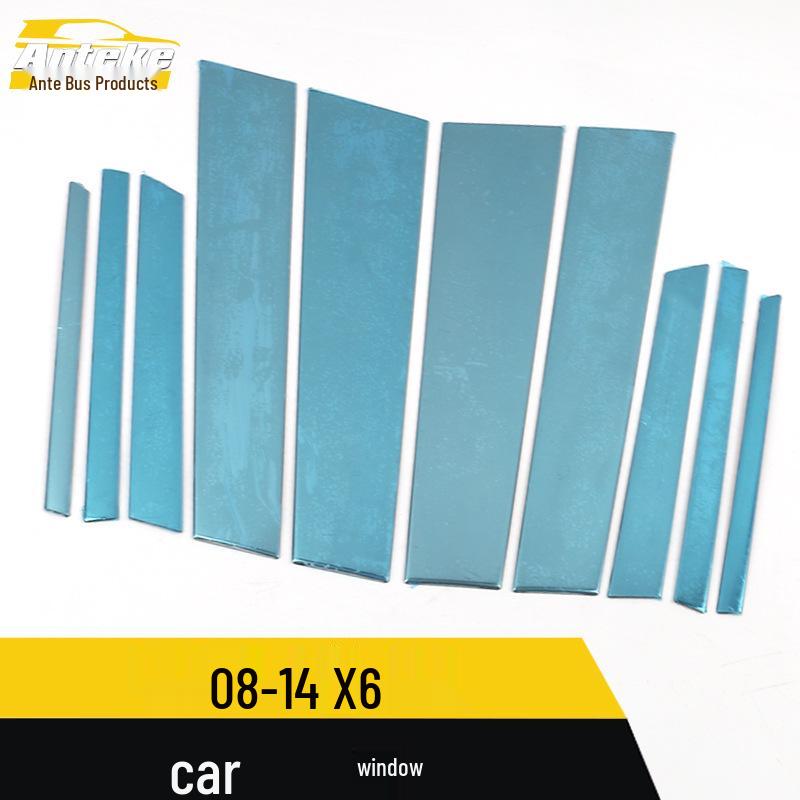 08-14 X6 Stainless Steel Anti-Scratch Window Trim Accessories