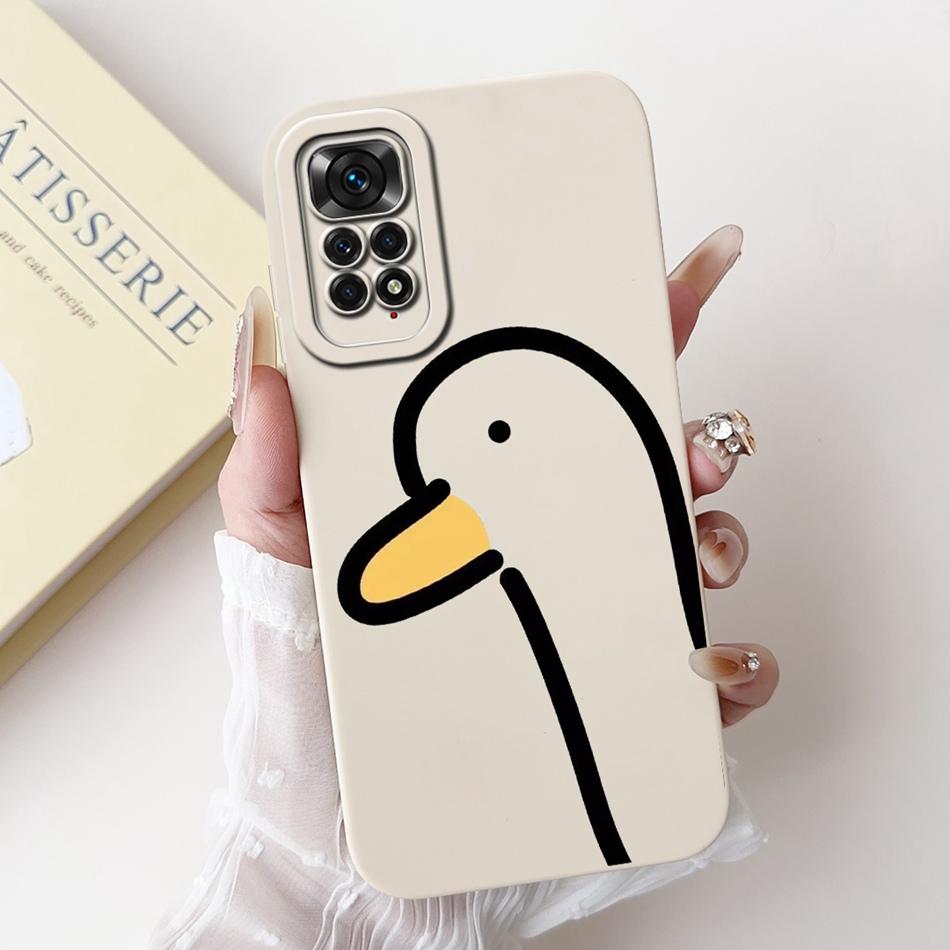 For Xiaomi Redmi Note 11 11s 4G Case Redmi Note 11 Pro 4G Global Cute Panda Rabbit Cartoon Soft Silicone Lens Protective Bumper