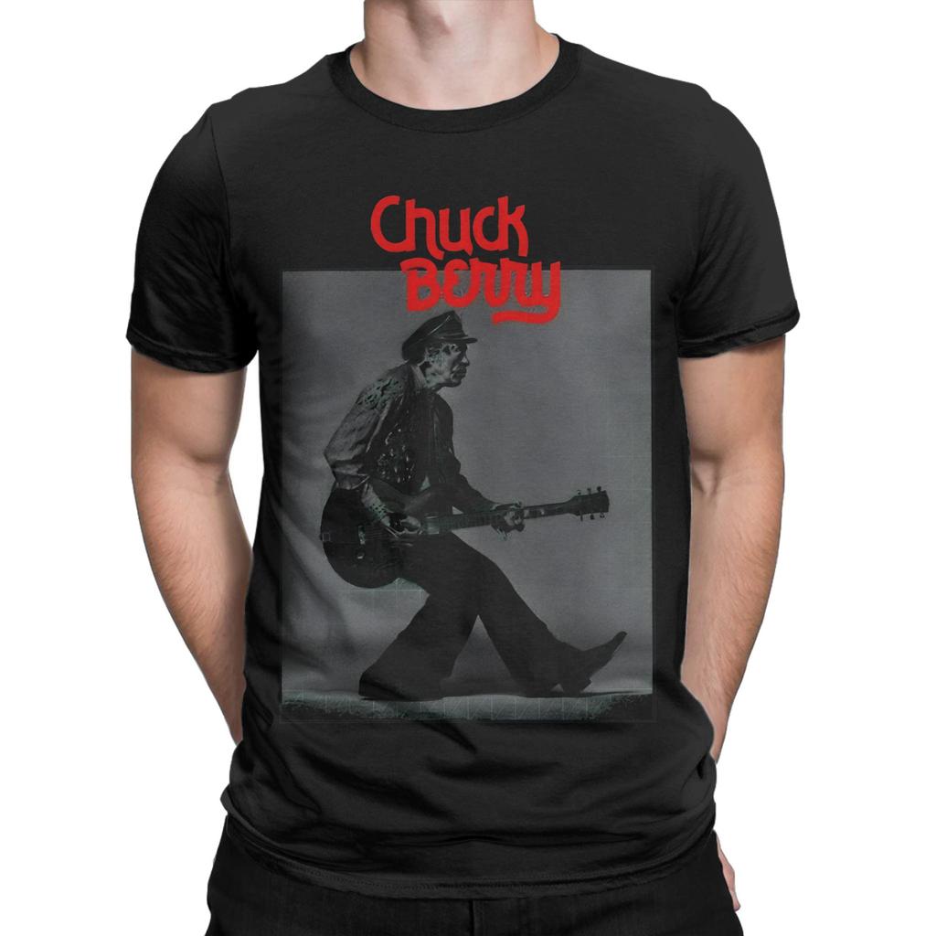 Little Queenie Chuck Berry Funny Graphic 100 Cotton Tshirt Chuck Berry Tees Tops For Unisex