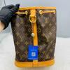[Pre-Owned] Petit Noe Classic Monogram Drawstring Closure Coated Canvas With Leather Trim Bucket Bag - Excellent #RE4TMN