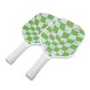 Pickleball Paddles Set Fiberglass Honeycomb Core Cartoon Lightweight Pickle Ball Rackets with 2 Pickleballs and Storage Bag for Beginners