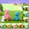 Милый шерстяной брелок-медведь Стильный ПВХ поделка Цветной мультяшный аксессуар для автомобиля