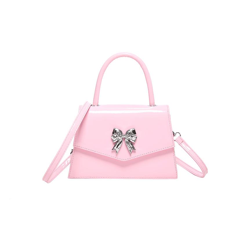 Women'S Bag Small Fresh Handbag Foreign Style Bow Shoulder Bag Premium Versatile Messenger Bag