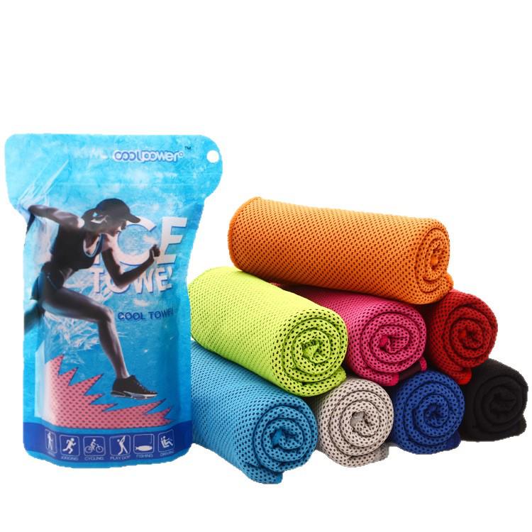 Quick-Dry Cooling Towel for Sports, Gym, Yoga & Outdoors - Sweat-Absorbent, Cold Feeling for Men & Women