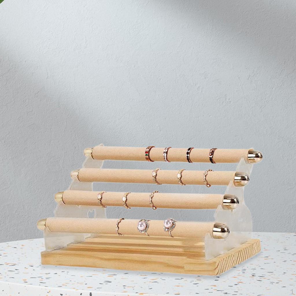 Подставка для ювелирных изделий, органайзер для хранения колец, держатель с большой емкостью