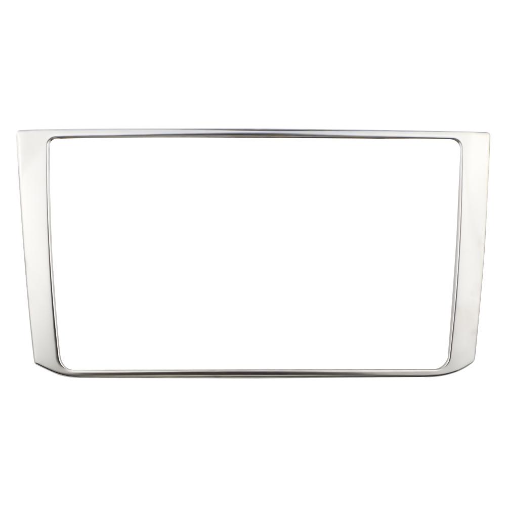 Car GPS Screen Panel Frame Trim for Volkswagen VW Troc T-ROC 2018-2021 LHD Center Console Screen Cover Sticker Accessories