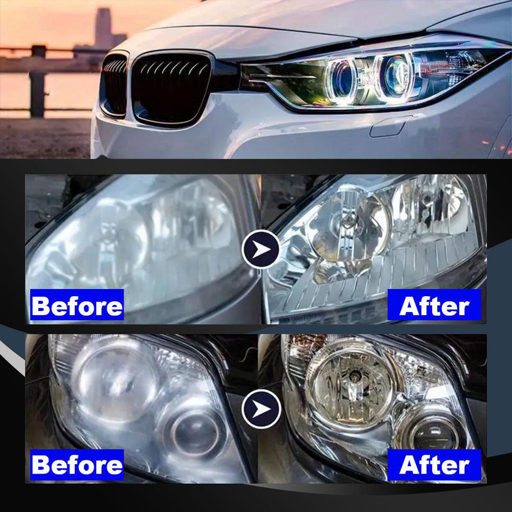 50 г Наборы для полировки автомобильных фар, средство для удаления царапин на фарах, чистящая паста с губкой