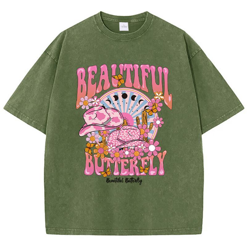 Женская хлопковая стираная футболка с принтом «Красивый и сияющий мир», летняя уличная футболка с коротким рукавом, женская одежда больших размеров