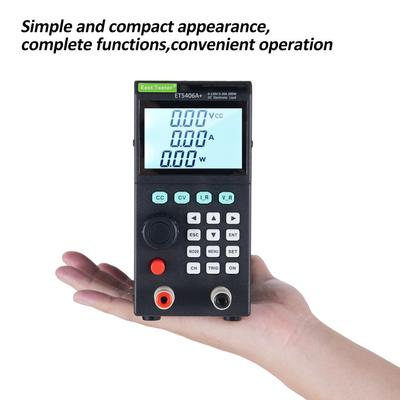 Восточный тестер ET5406A + 200 Вт 0-120 В 0-20 А программируемый электронный тестер нагрузки постоянного тока 1 мВ 1 мА мини-батарея