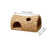 Tree Hole Shape Fish Hollow Shelter Plastic Reptile Shelter Reptile Hideout Cave  Reptile Habitat