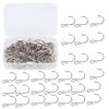 60Pcs S Shaped Hooks MultiFunctional Metal Hangers for Decorations Bedroom Curtain