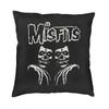 Misfits Хоррор Панк-Рок Группа Хэллоуин Наволочка для Дивана Роскошная Наволочка Бархатная Наволочка