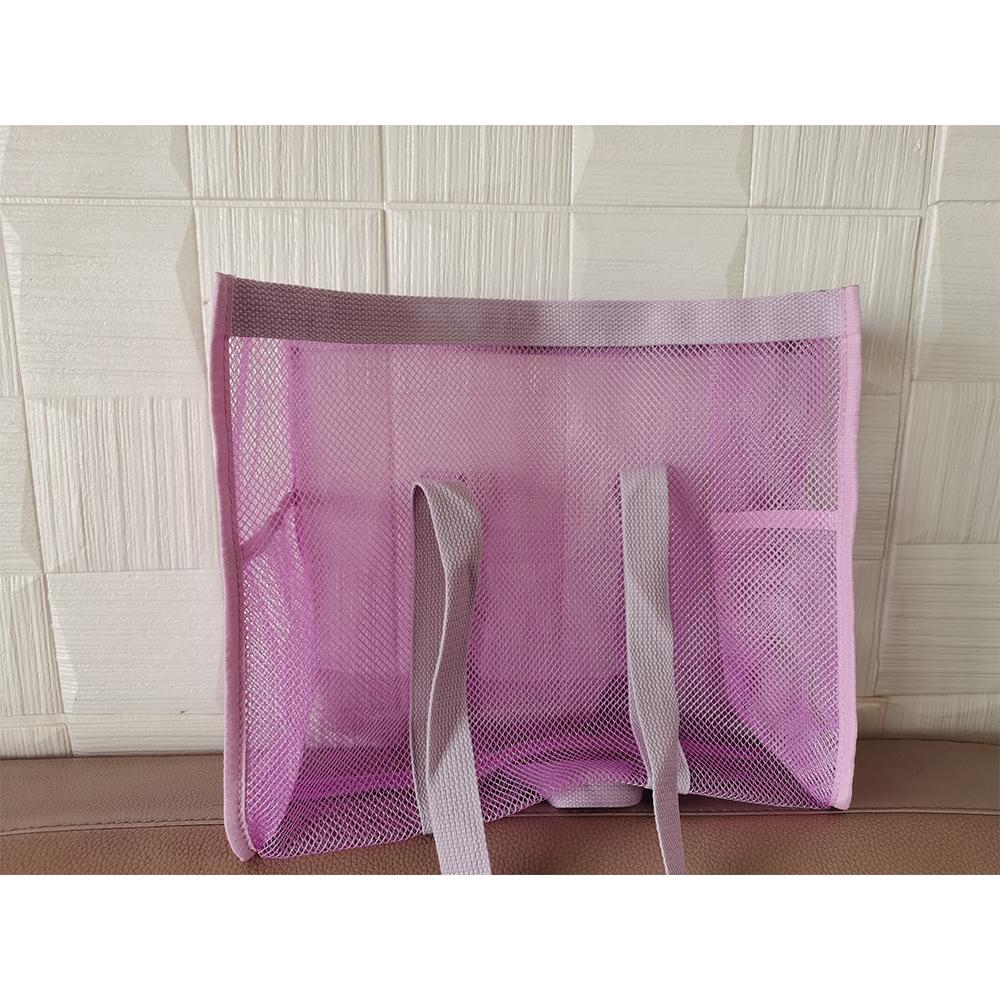 Милая большая многофункциональная сетчатая дышащая сумка-тоут для отдыха и путешествий, большая вместительная сумка для хранения, сумка для покупок, сумка-органайзер для дома