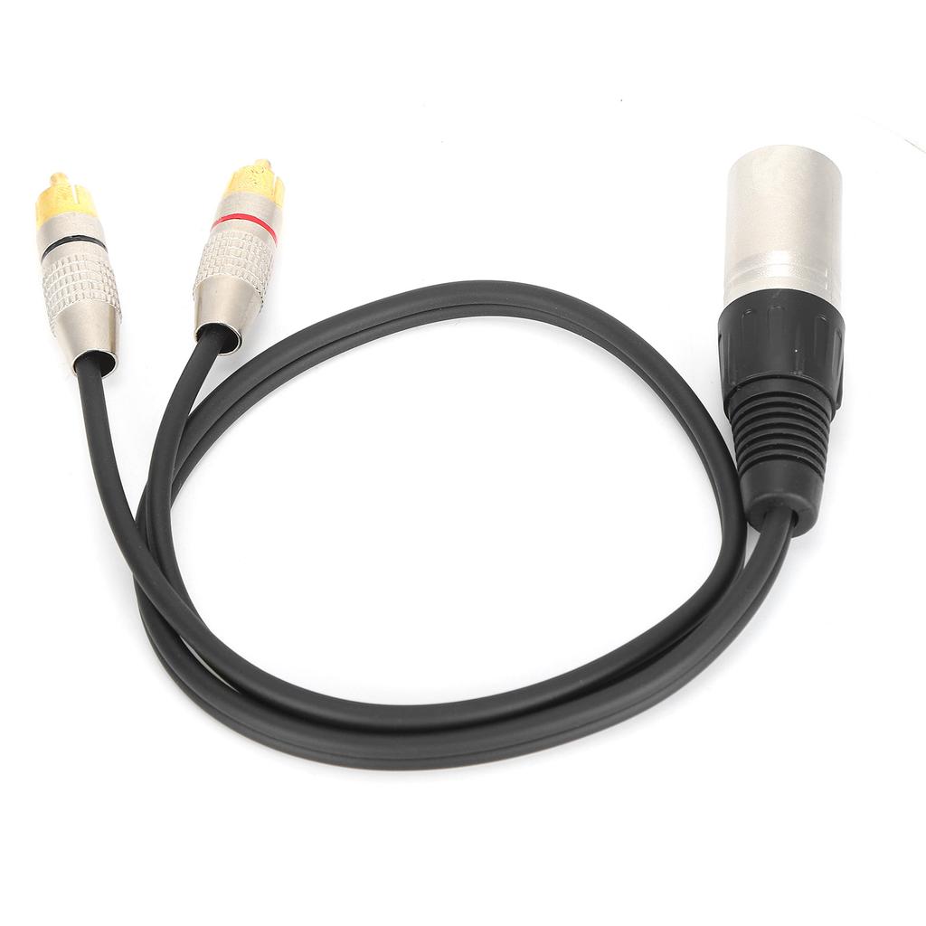 XLR Папа к 2 RCA Аудио Разветвитель Кабель RCA к XLR Адаптер Патч-кабель для Микшерного Пульта МикрофонаПапа 1м   3.3фт
