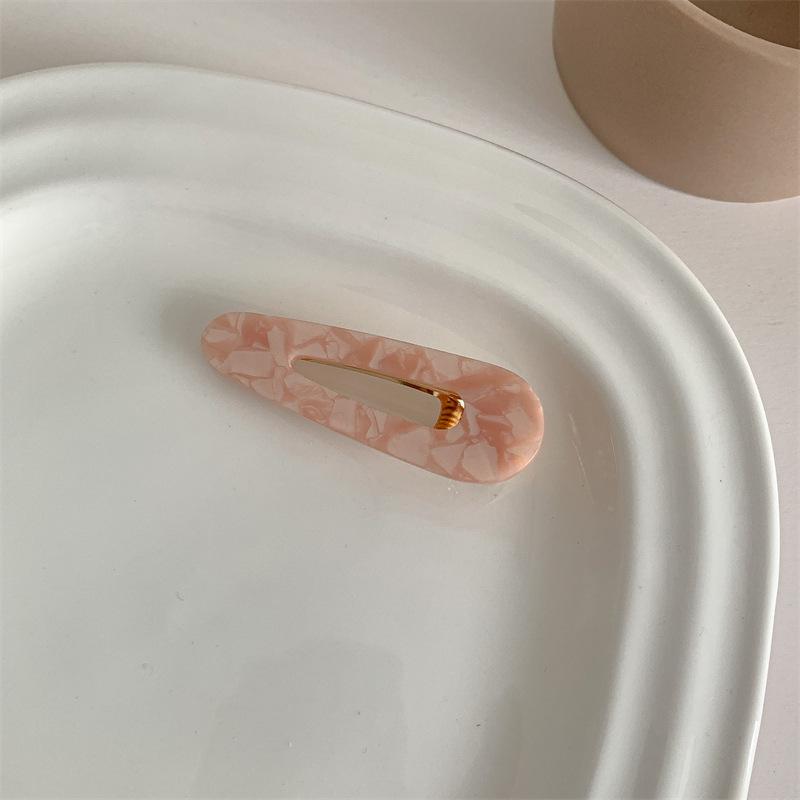 Французская ретро-заколка для волос «утконос» из ацетата — аксессуар для головного убора с челкой в корейском стиле