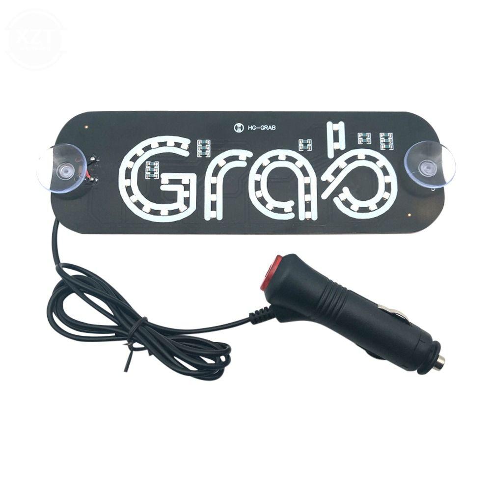 1 шт. Светодиодный сигнальный маяк GRAB Панель Такси Автомобильный свет Сигнальный свет Лобовое стекло Зеленый свет Индикатор Кабины Внутри Такси Свет Автомобиля