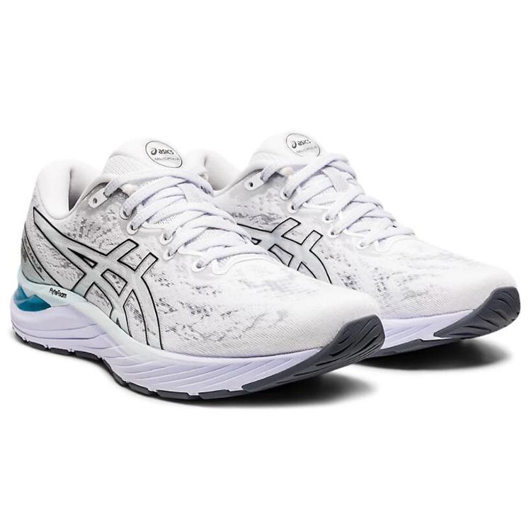 Asics Женские кроссовки Gel Cumulus 23 'White Black' 1012A888-100